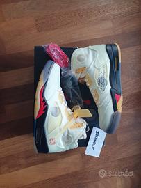 Jordan 5 Off White SAIL 43