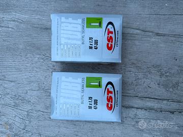 2 camere d’aria CST misura 16 x 1,75