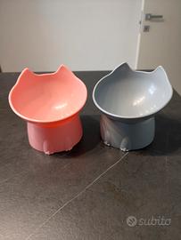 set 2 ciotole per gatti 