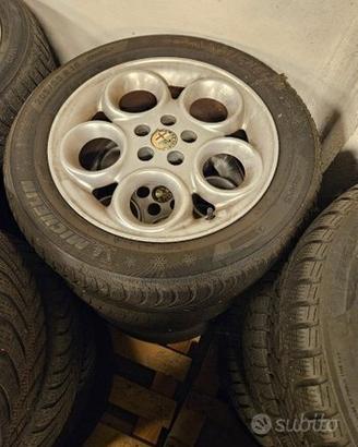 Cerchi Alfaromeo 5x110 Gomme invernali Michelin 22