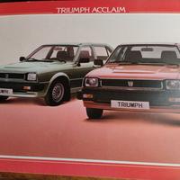 Brochure Triumph Acclaim