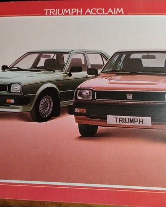 Brochure Triumph Acclaim
