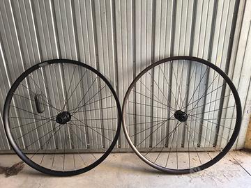 coppia di ruote gravel