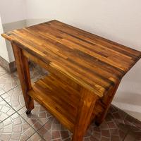 Carrello portavivande in  teak