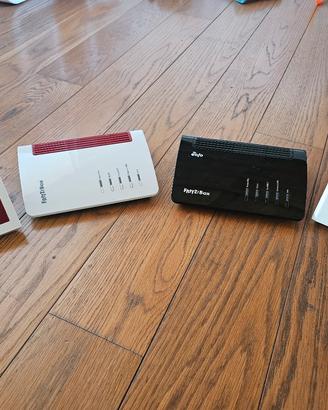 sistema mesh Fritz! box con 2 7530  e 2 repeater