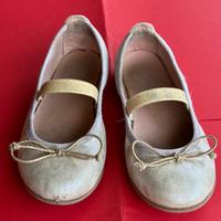 Ballerine da bambina dorate