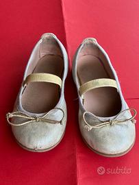 Ballerine da bambina dorate