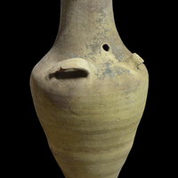ANTICA GIARA TERRACOTTA CON MANICI '800