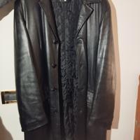 Cappotto uomo pelle tg 54