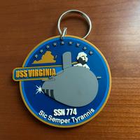 3 Stemmi gommati US NAVY portachiavi