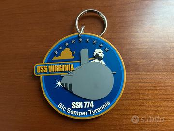 3 Stemmi gommati US NAVY portachiavi