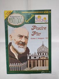 Punto croce album Padre Pio