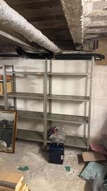 Scaffali in ferro da magazzino oltre 20 pezzi