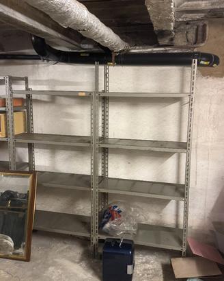 Scaffali in ferro da magazzino oltre 20 pezzi