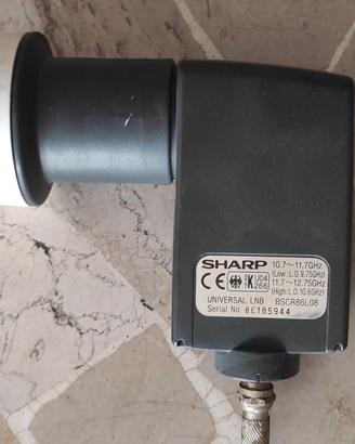 SHARP LNB Illuminatore Antenna satellite parabola