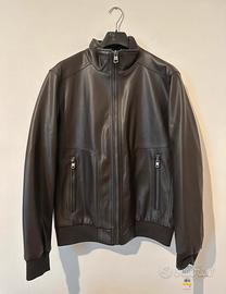Giacca eco pelle marrone Calvin Klein NUOVA