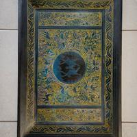 vassoio decorato in stile orientale 