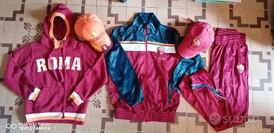 AS ROMA tuta intera beretto baseball cappellino 