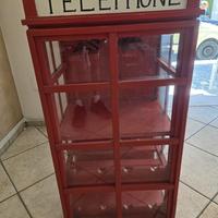 Cabina Telefonica Rossa stile Londinese