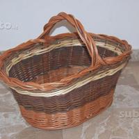 Cesta in vimini portalegna