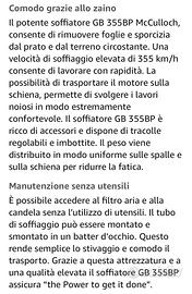 Soffiatore  McCulloch