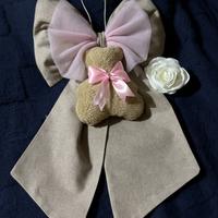 Fiocco nascita  rosa