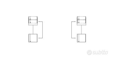 Impianto professionale doppio subwoofer + 4 teste