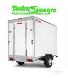 Carrello Ellebi furgonato con rampa