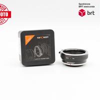 K&F Concept Mount Adapter CANON EOS M- FX (per Fuj