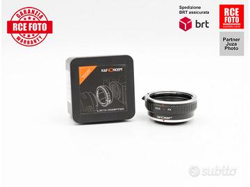 K&F Concept Mount Adapter CANON EOS M- FX (per Fuj