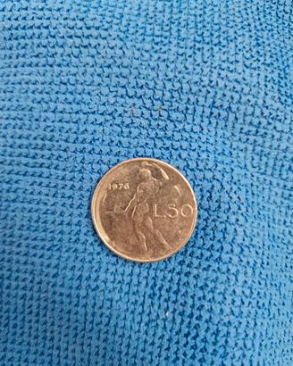 50 lire italiana 1976