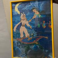 Puzzle Aladdin incorniciato