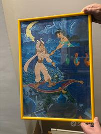 Puzzle Aladdin incorniciato