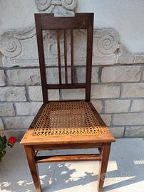 sedie legno primo novecento