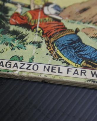 rara striscia spillata un ragazzo nel far west tex