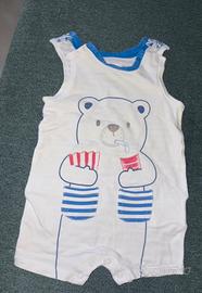 Pagliaccetto/tutina neonato estiva