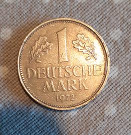 Moneta 1 marco Tedesco anno 1972 F