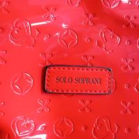 Borsa "Solo Soprani" in vernice 