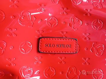 Borsa "Solo Soprani" in vernice 