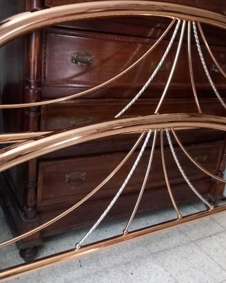 Letto Matrimoniale Firmato Cantori In Ottone 