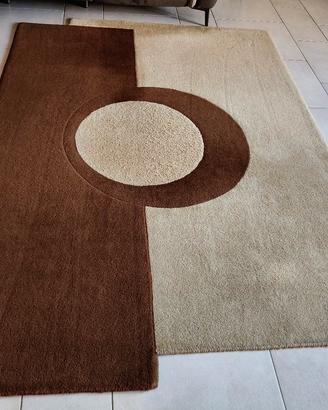 Tappeto di design in pura lana