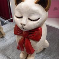Gatto in ceramica