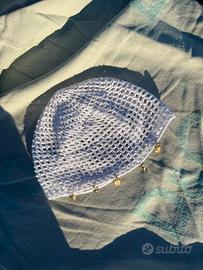 Knit beanie cappellino rete mare