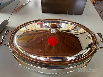 Vassoi Sheraton con coperchio in Silver Plated