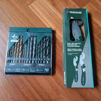 set Parkside 2 chiavi universali + punte trapano 