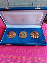 Cofanetto medaglie celebrative Milano 1990