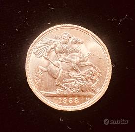 Sterlina Oro Regina Elisabetta II