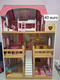 casa delle bambole, camper food e consolle Barbie