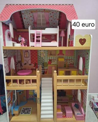 casa delle bambole, camper food e consolle Barbie