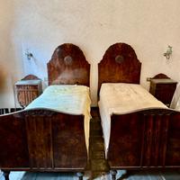 Camera da Letto d'Epoca Art Déco Letti e Comodini
